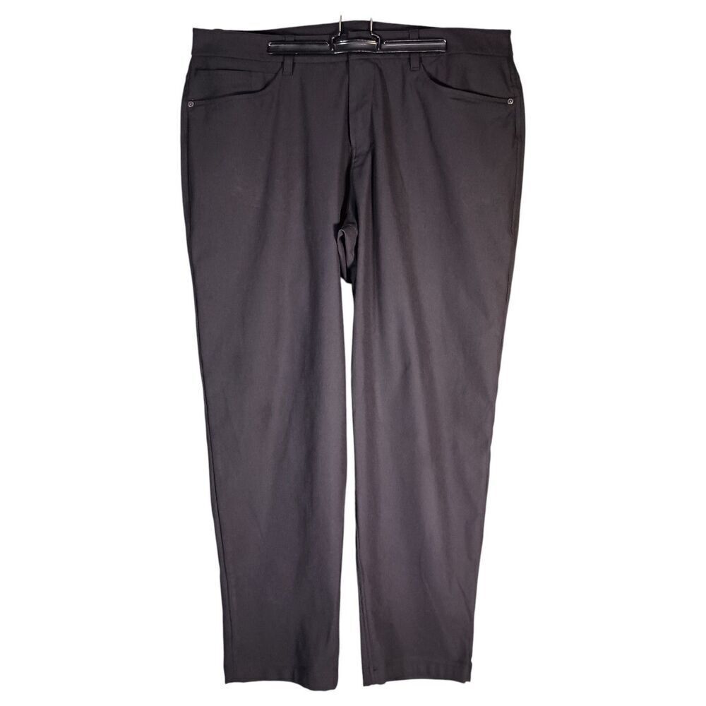 Lululemon Pants 36x27 Mens Black Commission Abc Chino Classic Polyester Comfort